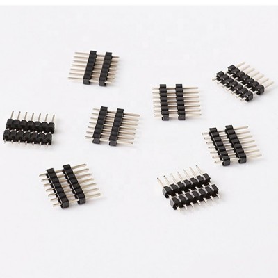 Low Price 1 To 40pin Single Dual Row Pcb Connector 2.54mm Pitch Pin Header