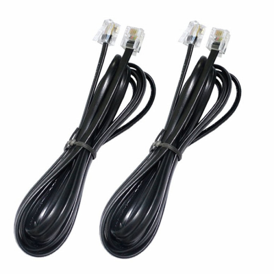 Telephone cable 4 wires RS485/RJ45 connector to RJ11 connector 0..5m, 0.8m, 1m, 2m, 3m RJ11 telepgone wire harness